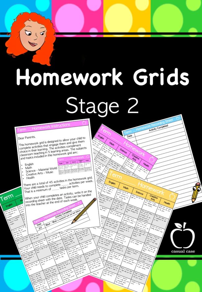 homework grid stage 2