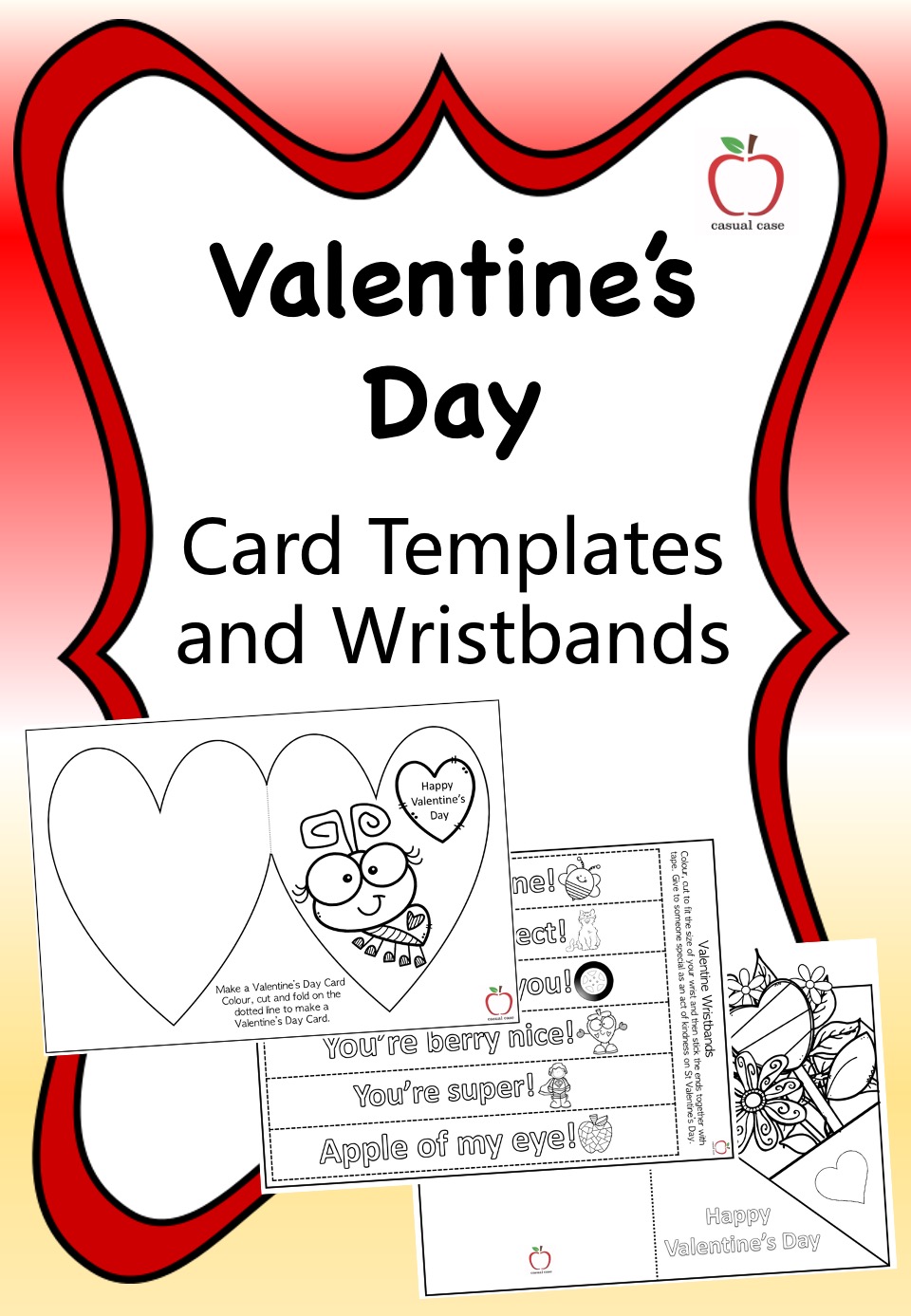 Valentine's Day Card Templates