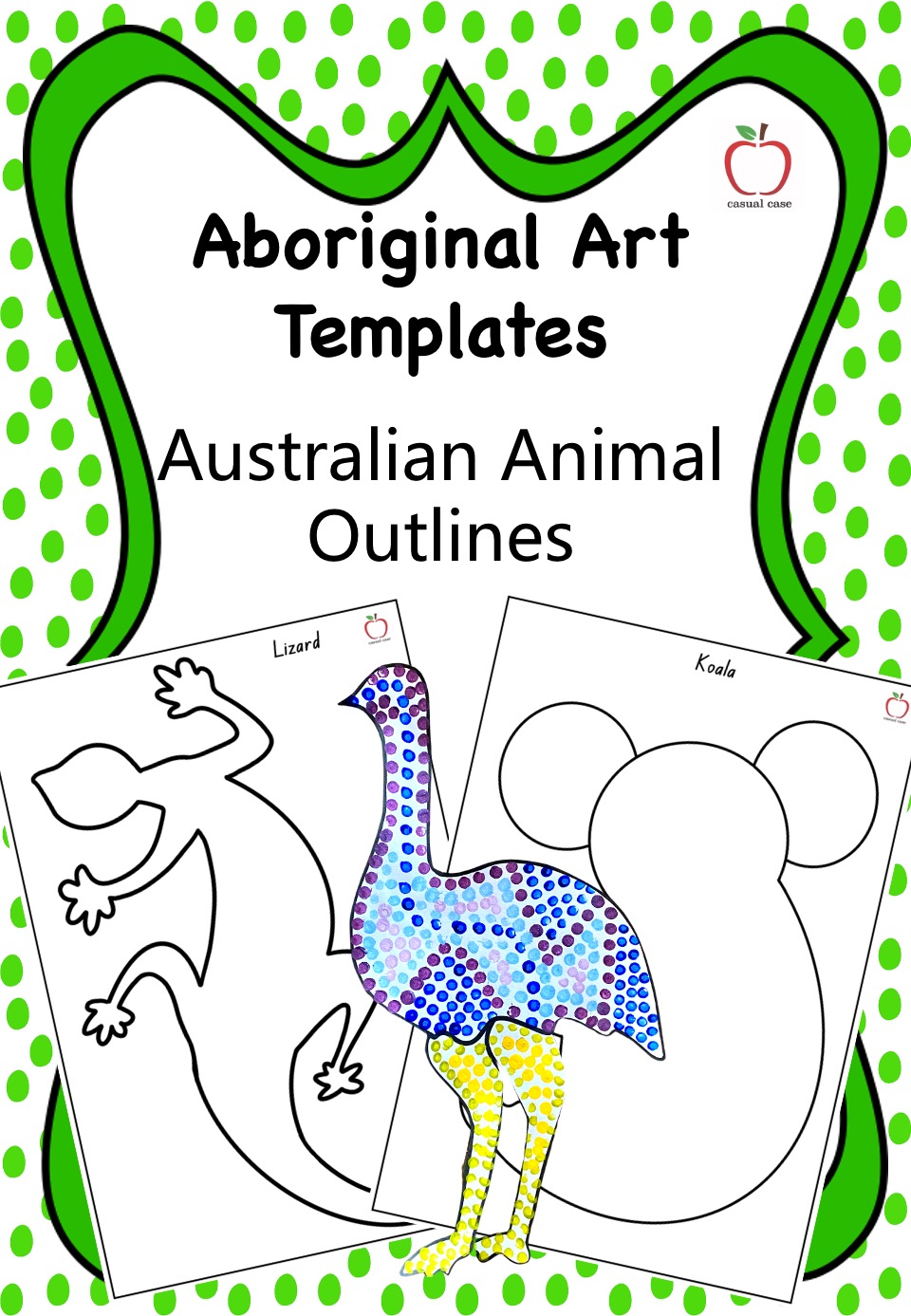 kløft delikat Bebrejde Australian Animal Outlines » Casual Case Aboriginal art templates