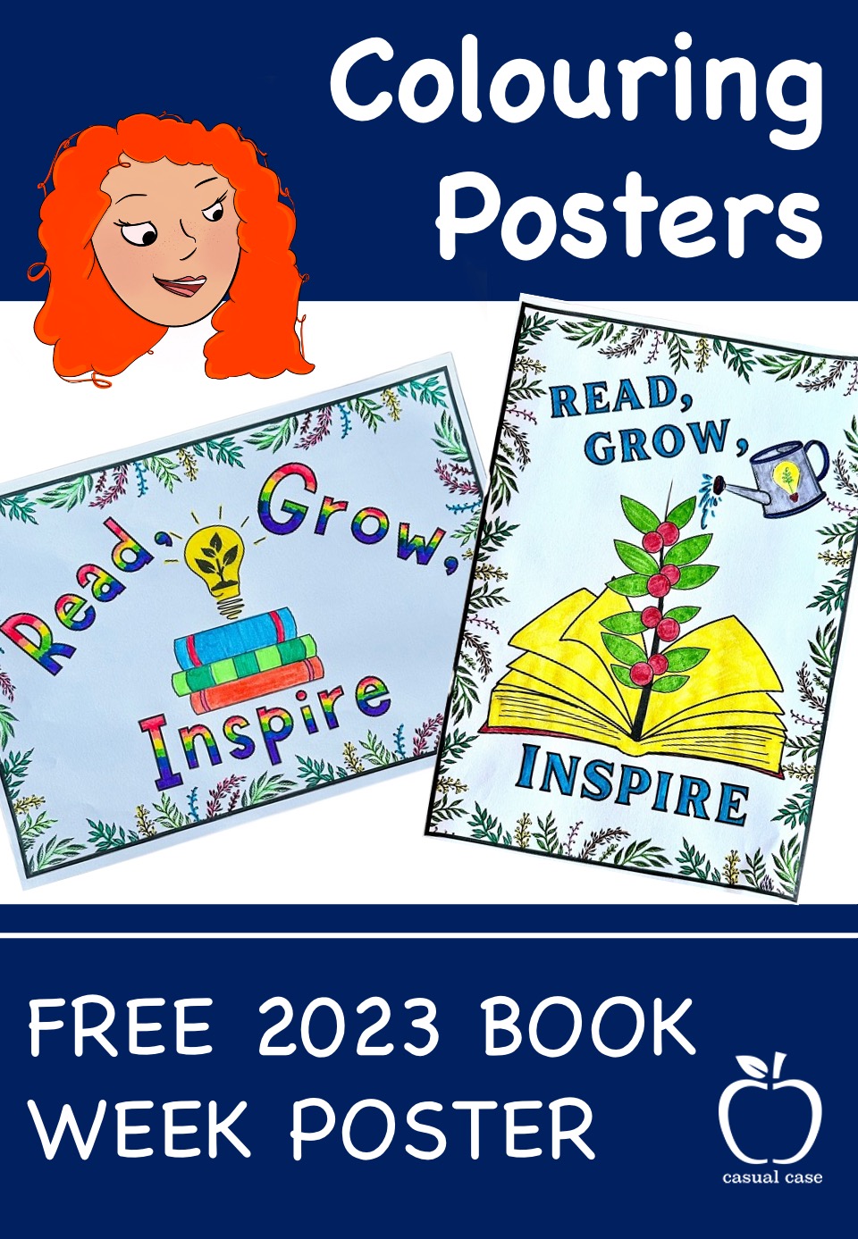 FREE 2023 Book Week Colouring Posters » Casual Case