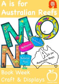 A is for Australian Reefs 2023 Book Week Craft & Display