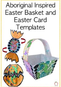 Aboriginal Inspired Easter Templates