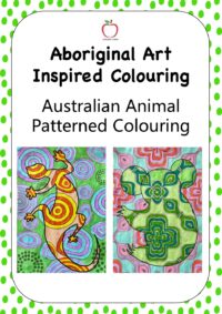 Australian Animal Patterned Colouring