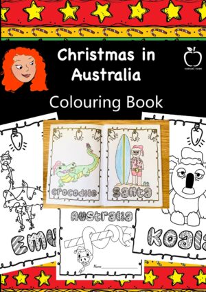 Australian Christmas Colouring Book