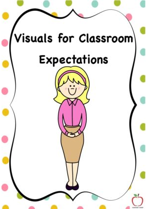 Visual Prompts for Classroom Expectations