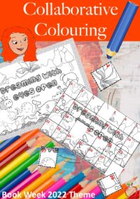 Book Week Theme | Collaborative Colouring Poster