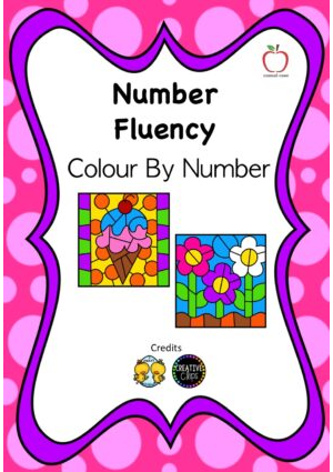 Number Fluency Colour By Number