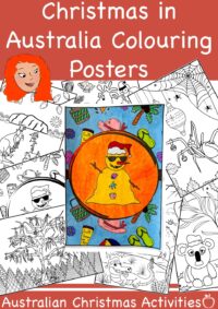 Australian Colouring Posters