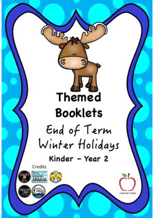 End of Term Winter Holiday Booklet Yr K-2