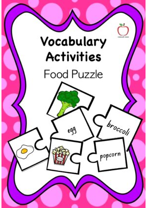 Vocabulary Food Puzzle