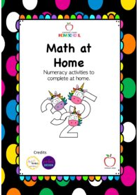 Math at Home Activity Grid