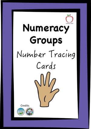 Number Tracing Cards