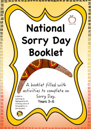 National Sorry Day Activity Booklet Yr3-6