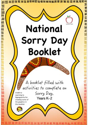 National Sorry Day Activity Booklet K-2