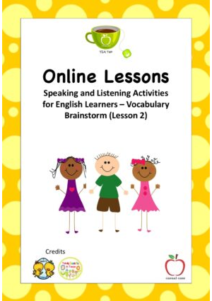 Vocabulary Brainstorm Online Booklet